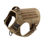 PawRoam Tactical Dog Harness & Leash Set — No-Pull Training Vest for Medium & Large Dogs
