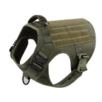 PawRoam Tactical Dog Harness & Leash Set — No-Pull Training Vest for Medium & Large Dogs