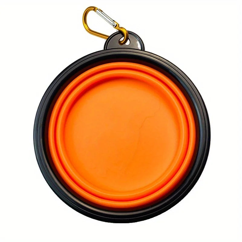 PawRoam Collapsible Pet Travel Bowl — Portable Silicone Food & Water Bowl for Dogs & Cats