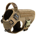 PawRoam Tactical Dog Harness & Leash Set — No-Pull Training Vest for Medium & Large Dogs