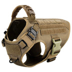 PawRoam Tactical Dog Harness & Leash Set — No-Pull Training Vest for Medium & Large Dogs
