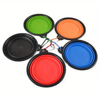 PawRoam Collapsible Pet Travel Bowl — Portable Silicone Food & Water Bowl for Dogs & Cats