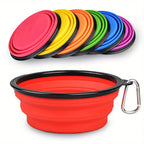 PawRoam Collapsible Pet Travel Bowl — Portable Silicone Food & Water Bowl for Dogs & Cats