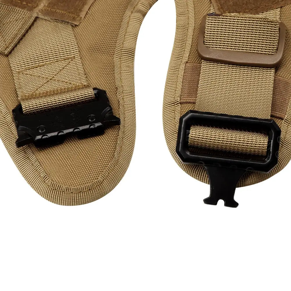 PawRoam Tactical Dog Harness & Leash Set — No-Pull Training Vest for Medium & Large Dogs