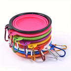 PawRoam Collapsible Pet Travel Bowl — Portable Silicone Food & Water Bowl for Dogs & Cats